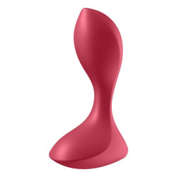 Красный вибромассажёр простаты Satisfyer Backdoor Lover - 14 см. Красный вибромассажёр простаты Satisfyer Backdoor Lover - 14 см.