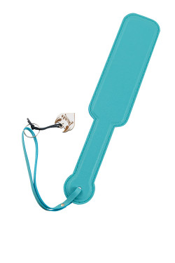 Голубой кожаный пэддл - 37 см.