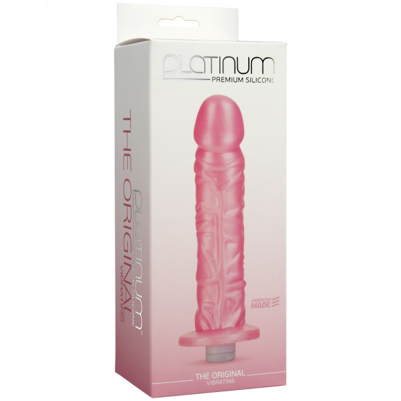 Вибратор классический Platinum Premium Silicone - The Original Pink - 19 см. Вибратор классический Platinum Premium Silicone - The Original Pink - 19 см.