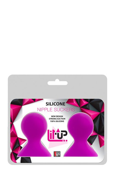 Ярко-розовые помпы для сосков LIT-UP NIPPLE SUCKERS LARGE PINK Ярко-розовые помпы для сосков LIT-UP NIPPLE SUCKERS LARGE PINK