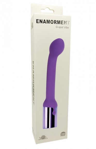 Черный вибростимулятор G-точки Enamorment G-spot Vibe - 22,5 см.