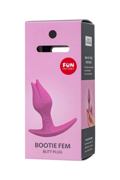 Розовый анальный стимулятор Bootie Fem - 8,5 см. Розовый анальный стимулятор Bootie Fem - 8,5 см.