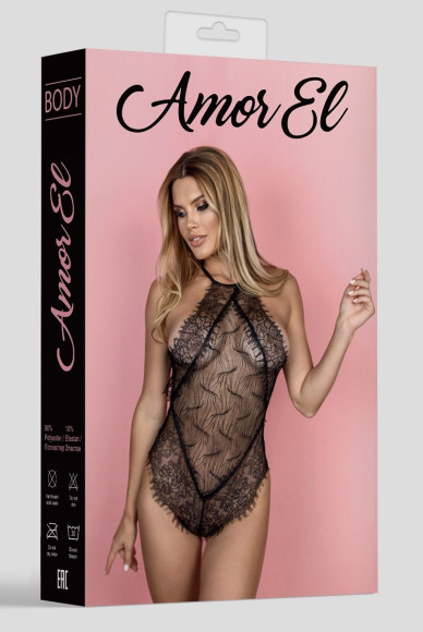 Чарующее боди из кружева с ресничками по краю Чарующее боди из кружева с ресничками по краю