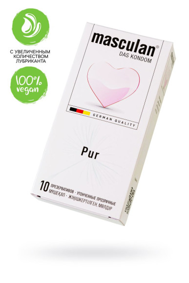 Супертонкие презервативы Masculan Pur - 10 шт. Супертонкие презервативы Masculan Pur - 10 шт.