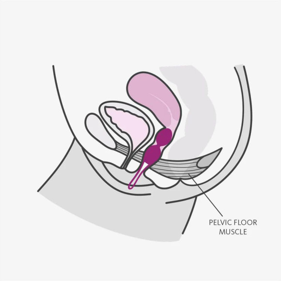 Сиреневые вагинальные шарики Smartballs Duo Сиреневые вагинальные шарики Smartballs Duo