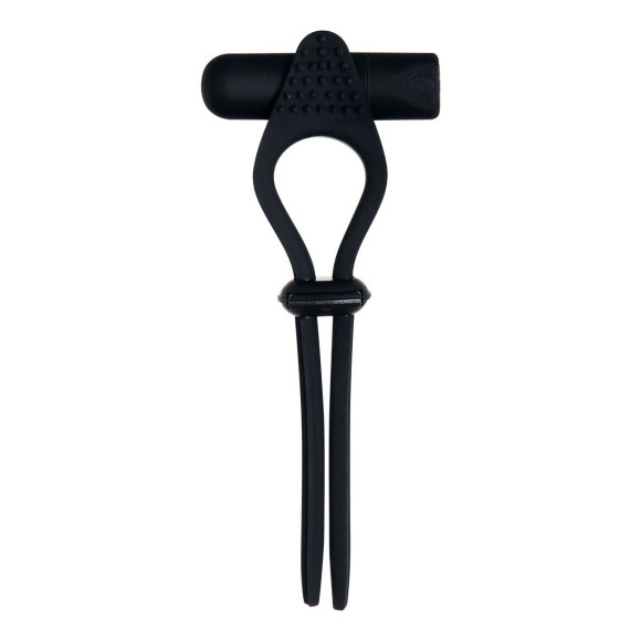 Черное эрекционное лассо с вибропулей Black Tie Affair Черное эрекционное лассо с вибропулей Black Tie Affair