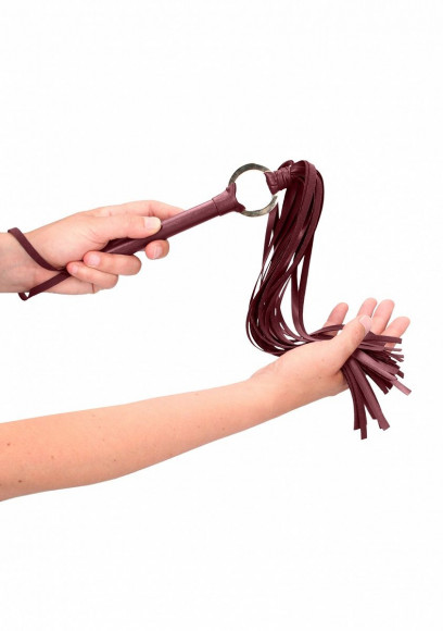 Бордовый хлыст Flogger - 70 см. Бордовый хлыст Flogger - 70 см.