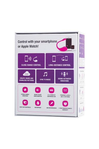 Ярко-розовое виброяйцо Lovense Lush 2 Ярко-розовое виброяйцо Lovense Lush 2