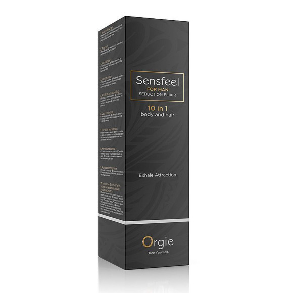 Мужской лосьон для тела и волос с феромонами Orgie Sensfeel For Man Pheromone Seduction Elixir - 100 мл. Мужской лосьон для тела и волос с феромонами Orgie Sensfeel For Man Pheromone Seduction Elixir - 100 мл.