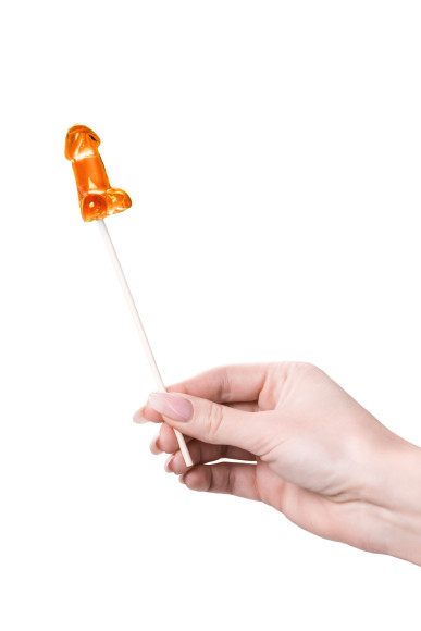 Набор из 2 мини-леденцов в форме члена со вкусом амаретто Набор из 2 мини-леденцов в форме члена со вкусом амаретто