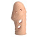 Телесная насадка на пенис Booker - 8 см.