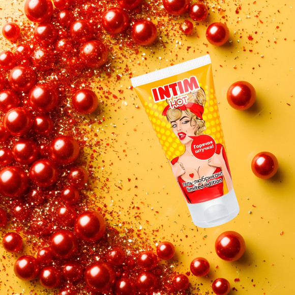 Возбуждающий гель-лубрикант Intim Hot Limited Edition - 50 гр. Возбуждающий гель-лубрикант Intim Hot Limited Edition - 50 гр.