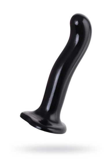 Черный стимулятор для пар P&G-Spot Dildo Size M - 18 см.