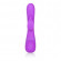 Фиолетовый вибромассажер Impress Dove со стимуляцией клитора - 18 см.
