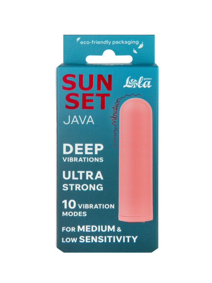 Коралловая вибропуля Java - 7,8 см.