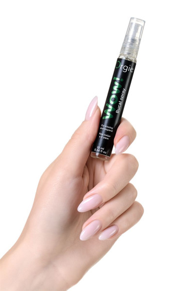Оральный спрей Orgie WOW! Blowjob Spray с охлаждающим и возбуждающим эффектом - 10 мл. Оральный спрей Orgie WOW! Blowjob Spray с охлаждающим и возбуждающим эффектом - 10 мл.