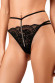 Трусики-стринги с декоративным пояском со стразами Трусики-стринги с декоративным пояском со стразами