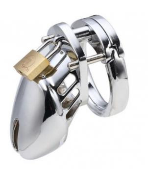 Серебристый пояс верности Vandersex с замочком Серебристый пояс верности Vandersex с замочком