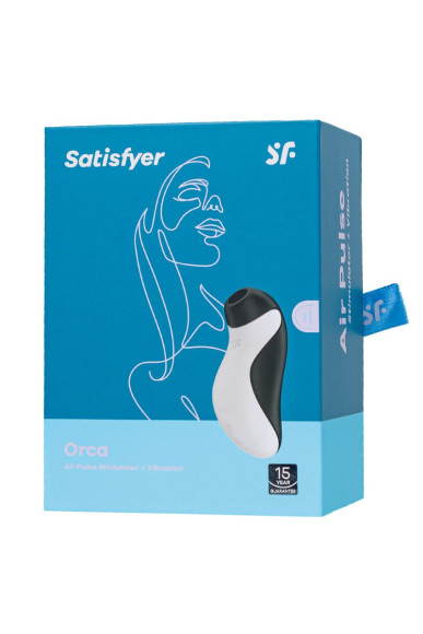 Вакуумный стимулятор клитора в форме косатки Satisfyer Orca Вакуумный стимулятор клитора в форме косатки Satisfyer Orca