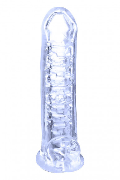 Прозрачная насадка-удлинитель Stretchy Touch - 18 см. Прозрачная насадка-удлинитель Stretchy Touch - 18 см.