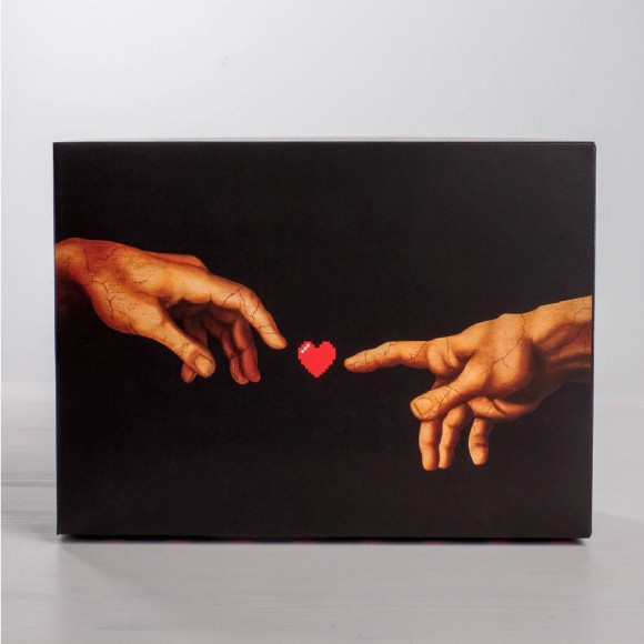 Складная коробка Love - 16 х 23 см. Складная коробка Love - 16 х 23 см.