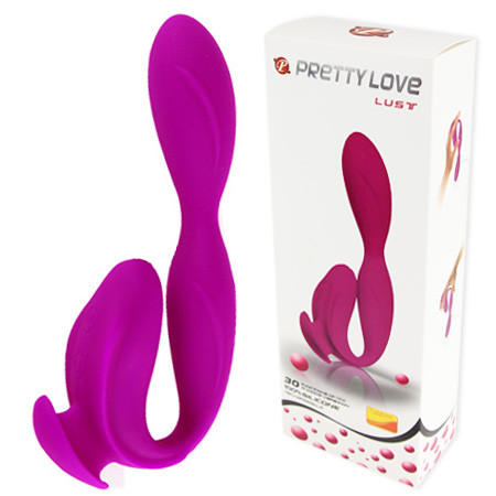 Перезаряжаемый вибромассажер с клиторальной стимуляцией - 21 см. Перезаряжаемый вибромассажер с клиторальной стимуляцией - 21 см.