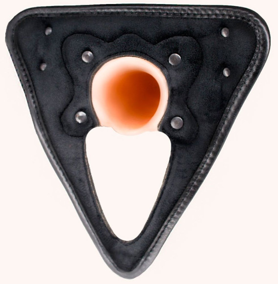 Телесный пустотелый харнесс MEN Style - 17,5 см. Телесный пустотелый харнесс MEN Style - 17,5 см.