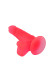 Розовый фаллоимитатор с удлинённой мошонкой - 16,5 см. Розовый фаллоимитатор с удлинённой мошонкой - 16,5 см.