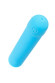 Голубая силиконовая перезаряжаемая вибропуля Murr - 10 см.