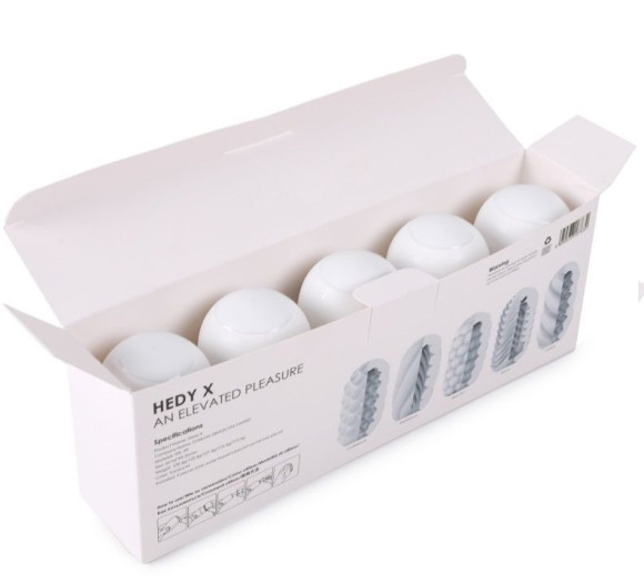 Набор из 5 мастурбаторов Hedy X5 Mixed Набор из 5 мастурбаторов Hedy X5 Mixed