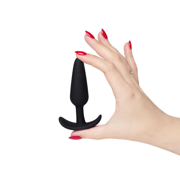 Черная анальная пробка для ношения Little Secret - 10 см. Черная анальная пробка для ношения Little Secret - 10 см.