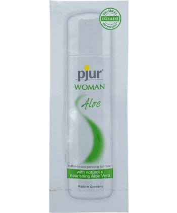 Лубрикант на водной основе pjur WOMAN Aloe - 2 мл. Лубрикант на водной основе pjur WOMAN Aloe - 2 мл.