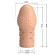 Телесная текстурированная насадка на пенис Becks - 8 см. Телесная текстурированная насадка на пенис Becks - 8 см.