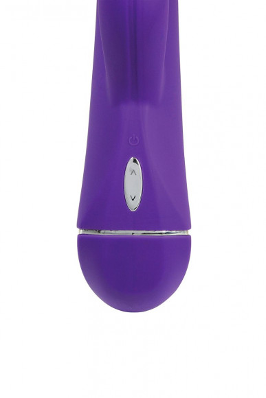 Фиолетовый вибратор OVO K6 с клиторальным стимулятором Фиолетовый вибратор OVO K6 с клиторальным стимулятором