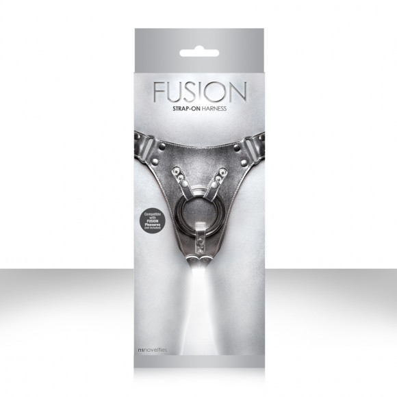 Серебристые страпон-трусики Fusion Strap On Harness для крепления фаллоимитаторов Серебристые страпон-трусики Fusion Strap On Harness для крепления фаллоимитаторов