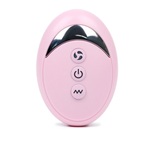Нежно-розовый вибратор для пар с пультом ДУ Нежно-розовый вибратор для пар с пультом ДУ