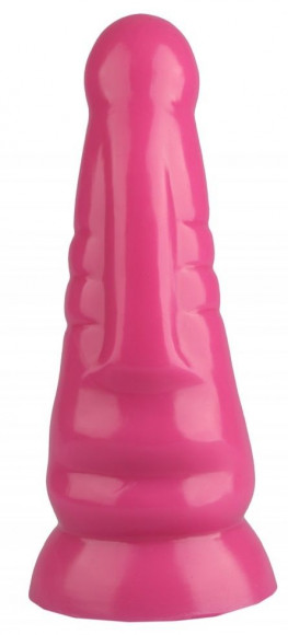 Розовая анальная втулка с круглой головкой - 20 см. Розовая анальная втулка с круглой головкой - 20 см.