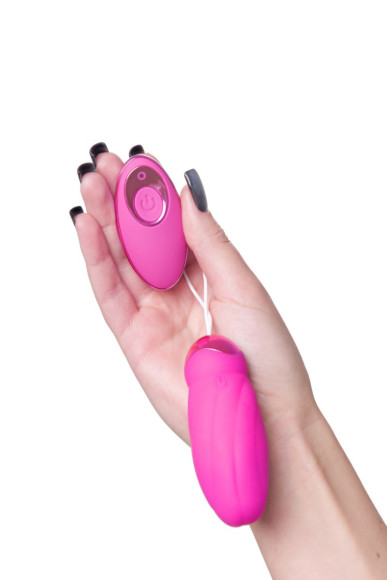 Розовое виброяйцо с пульсирующими шариками Circly Розовое виброяйцо с пульсирующими шариками Circly