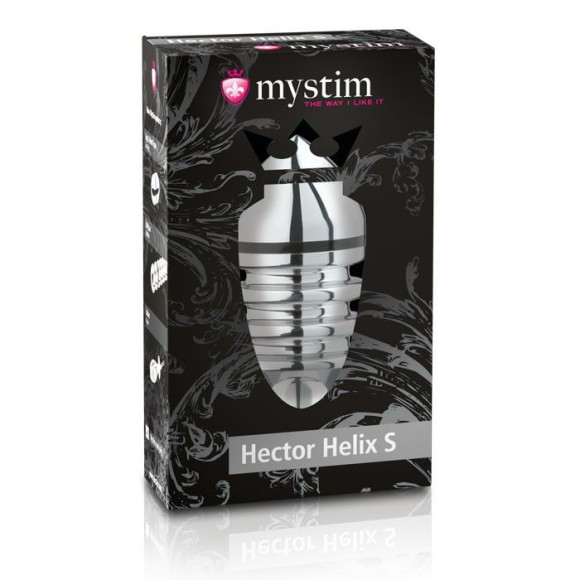 Металлическая анальная пробка Hector Helix Buttplug S - 10 см. Металлическая анальная пробка Hector Helix Buttplug S - 10 см.