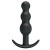 Черный анальный вибростимулятор Sidney - 10,9 см.