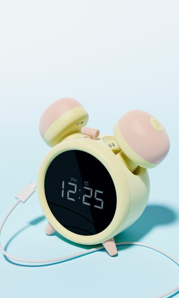 Умный стимулятор-будильник Naughty Clock с вакуумной стимуляцией и вибрацией