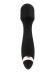 Черный силиконовый wand-вибратор - 18,5 см. Черный силиконовый wand-вибратор - 18,5 см.