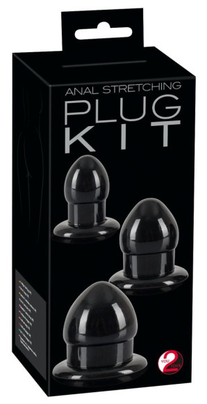Набор растягивающих анальный вход пробок Anal Stretching Plug Kit Набор растягивающих анальный вход пробок Anal Stretching Plug Kit