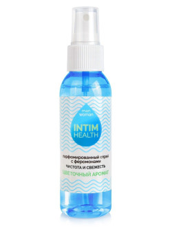 Парфюмированный спрей Intim Health для нижнего белья и тела с цветочным ароматом - 95 мл. Парфюмированный спрей Intim Health для нижнего белья и тела с цветочным ароматом - 95 мл.