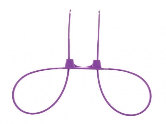 Фиолетовые пластиковые наручники Zip Tie Cuffs Фиолетовые пластиковые наручники Zip Tie Cuffs
