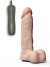 Фаллическая насадка Харнесс UNICOCK 8  с вибрацией - 20 см.