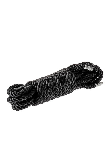 Черная веревка для шибари DELUXE BONDAGE ROPE - 5 м. Черная веревка для шибари DELUXE BONDAGE ROPE - 5 м.