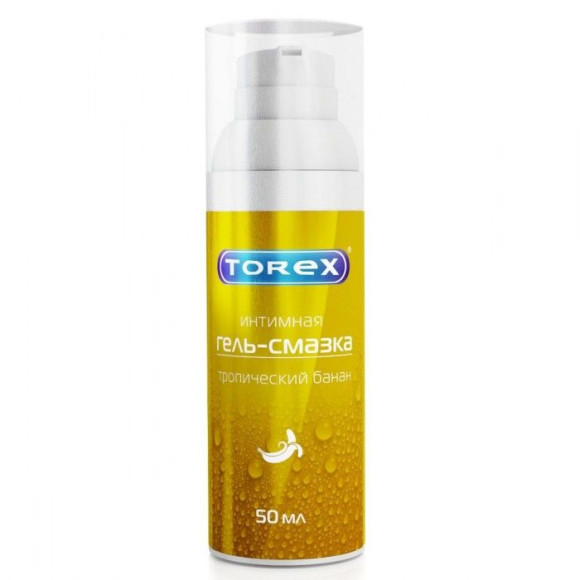 Гель-смазка на водной основе Torex Тропический банан - 50 мл. Гель-смазка на водной основе Torex Тропический банан - 50 мл.