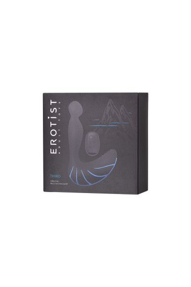 Чёрно-синий массажер простаты Erotist Third Чёрно-синий массажер простаты Erotist Third