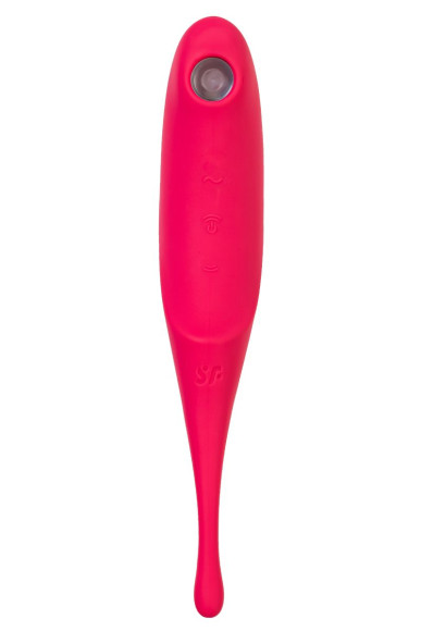 Красный вакуум-волновой стимулятор клитора Satisfyer Twirling Pro Красный вакуум-волновой стимулятор клитора Satisfyer Twirling Pro